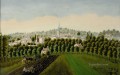 底面とムードンビヤンクールの眺め 1890年 アンリ・ルソー ポスト印象派 素朴原始主義